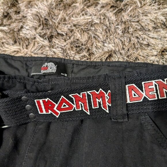 SOLD Brandit Iron Maiden Licensed Men's Shorts Number of the Beast Medium NWT - Picture 4 of 11